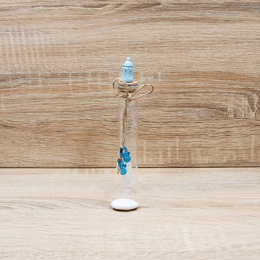 Portaconfetti con Biberon Celeste