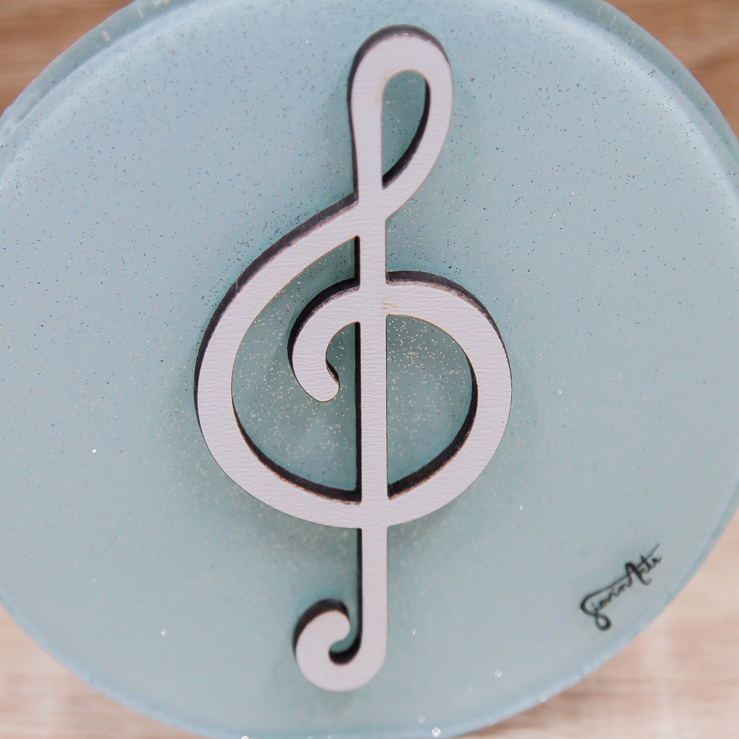 Profumatore Tondo Chiave di Violino Linea Musica Lully Argenti