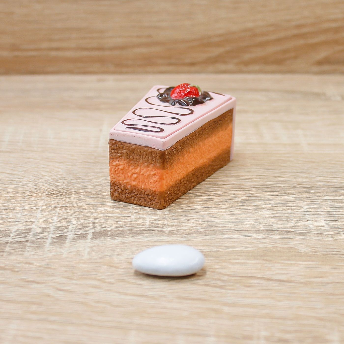 Porta Bon-Bon Fetta Torta Fragola