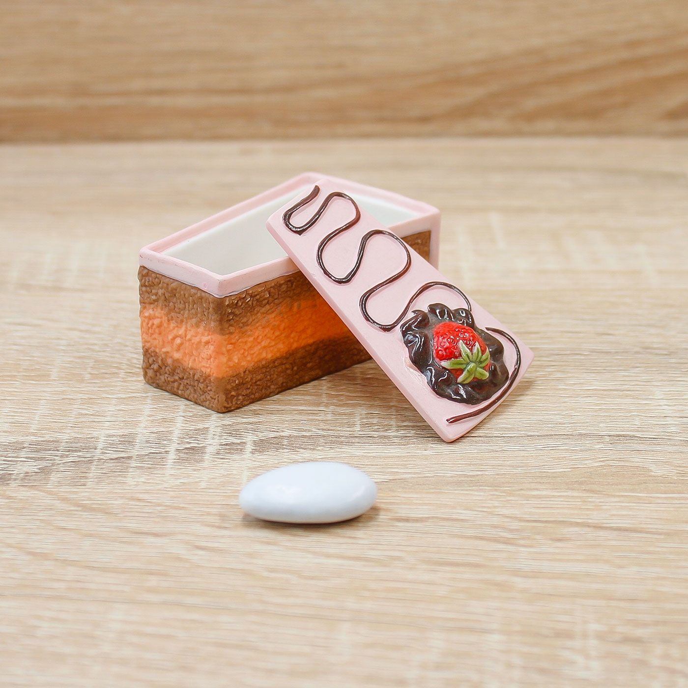 Porta Bon-Bon Fetta Torta Fragola
