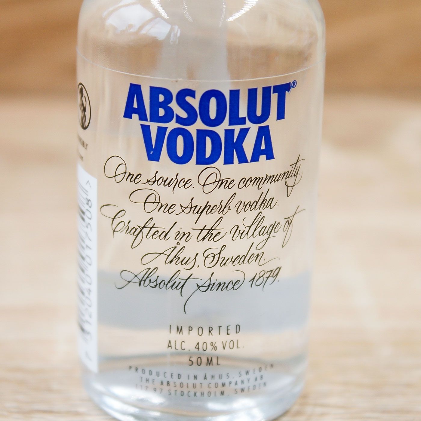 Bottiglia Mignon Absolut Vodka