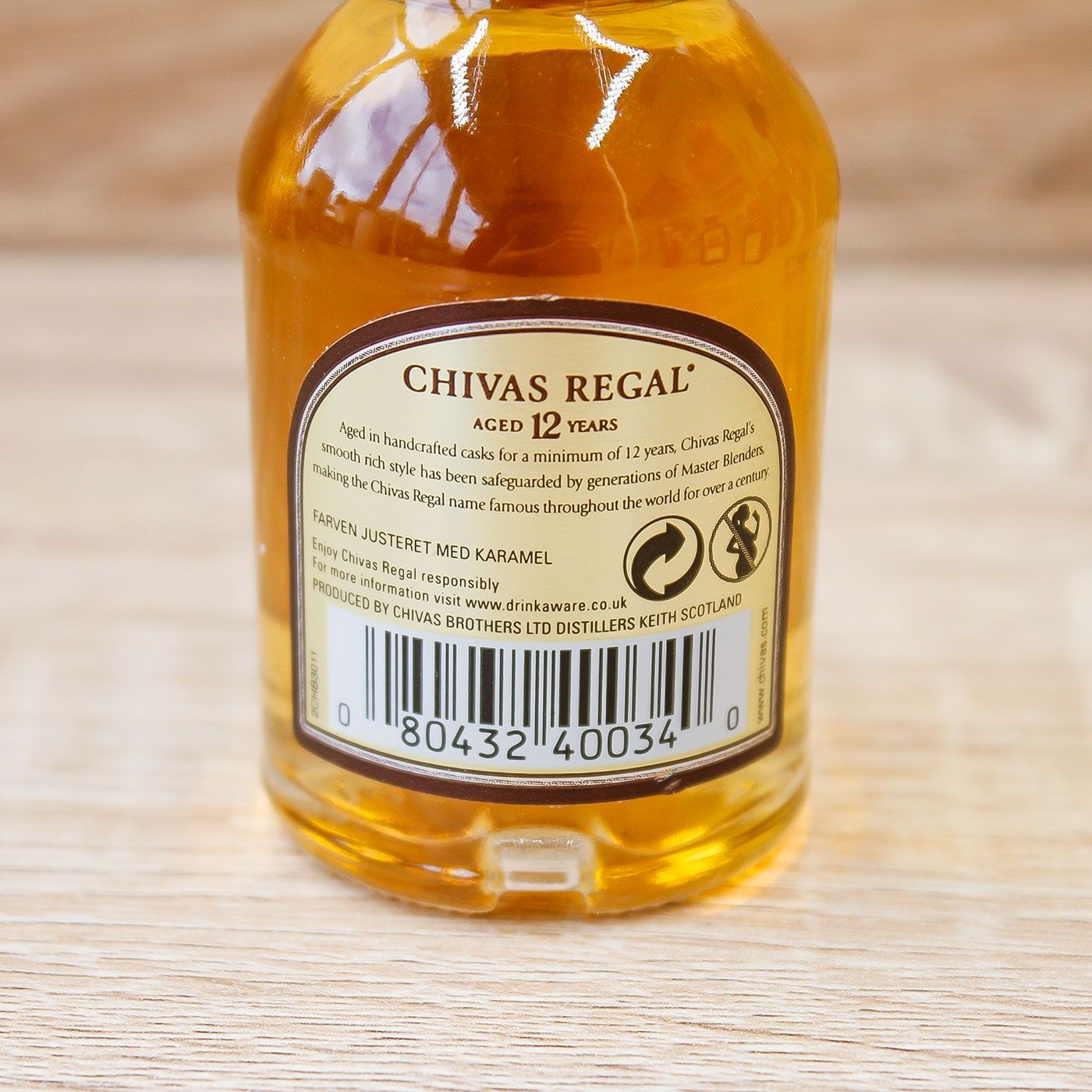 Bottiglia Mignon Whisky Chivas Regal