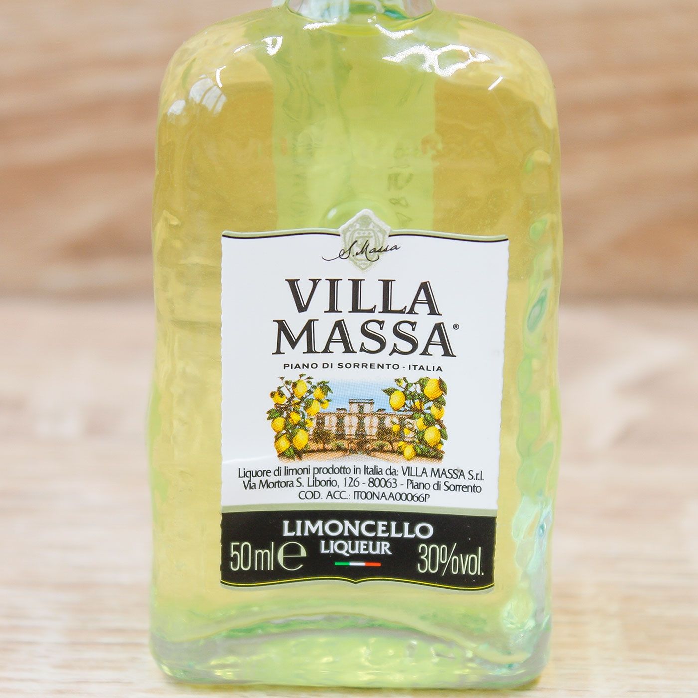 Bottiglia Mignon Limoncello Villa Massa