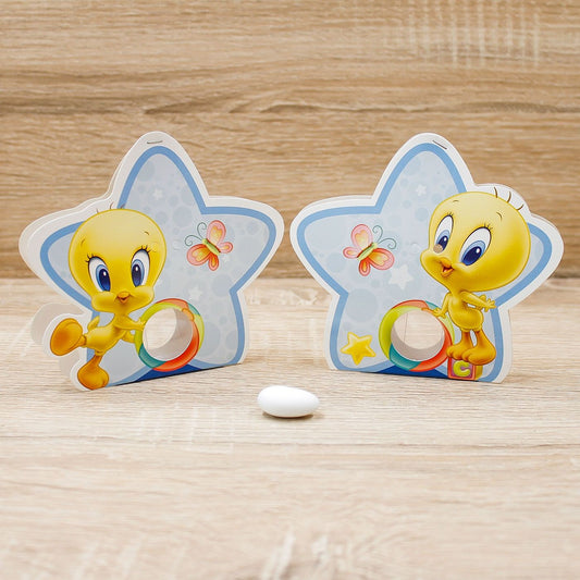 Portaconfetti Stella Titti Celeste Looney Tunes