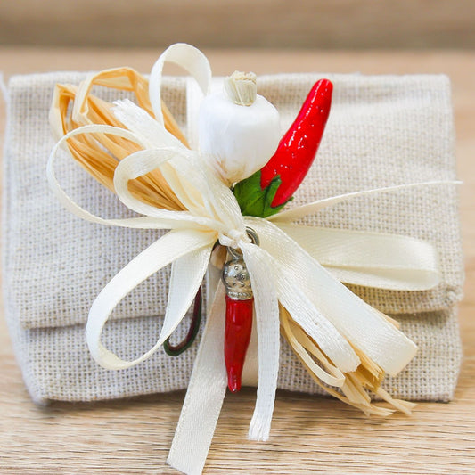 Sacchetto Pochette Tortora Linea Fortuna