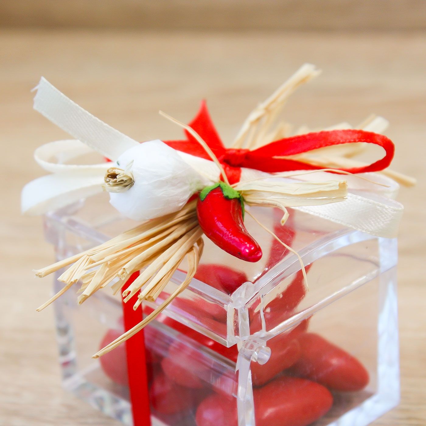 Bauletto Rosso con Peperoncino Linea Fortuna
