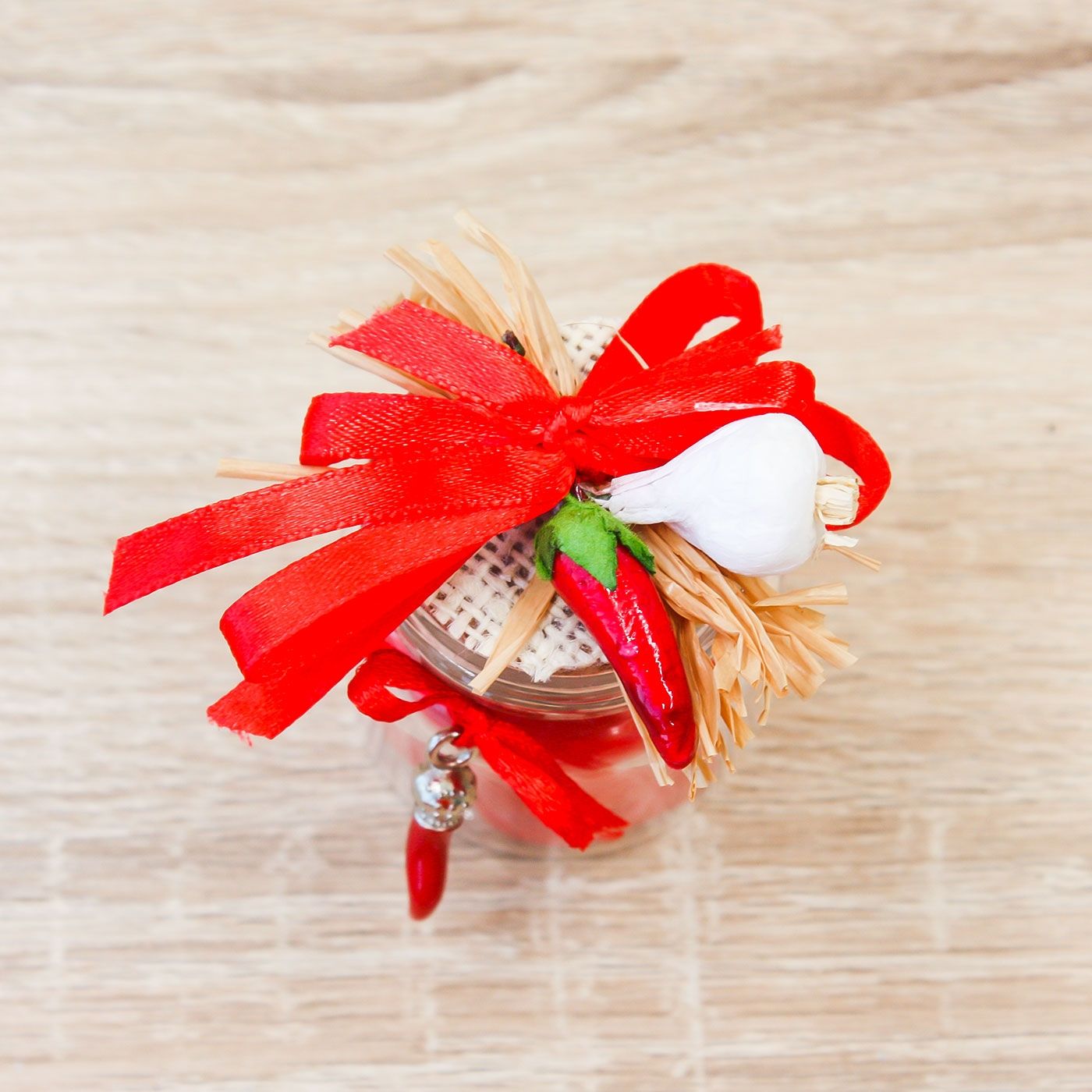 Vasetto Rosso con Peperoncino Linea Fortuna