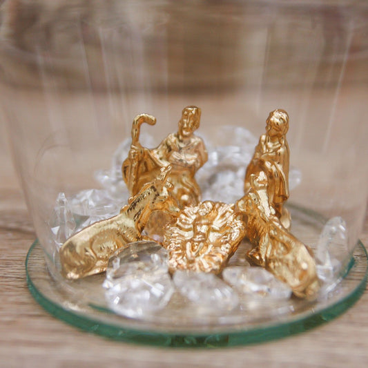 Campana con Sacra Famiglia Oro Via Margutta