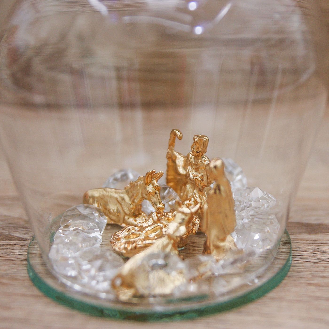 Campana con Sacra Famiglia Oro Via Margutta