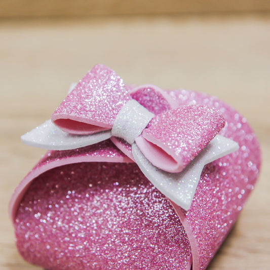 Portaconfetti Piccolo Glitter Rosa