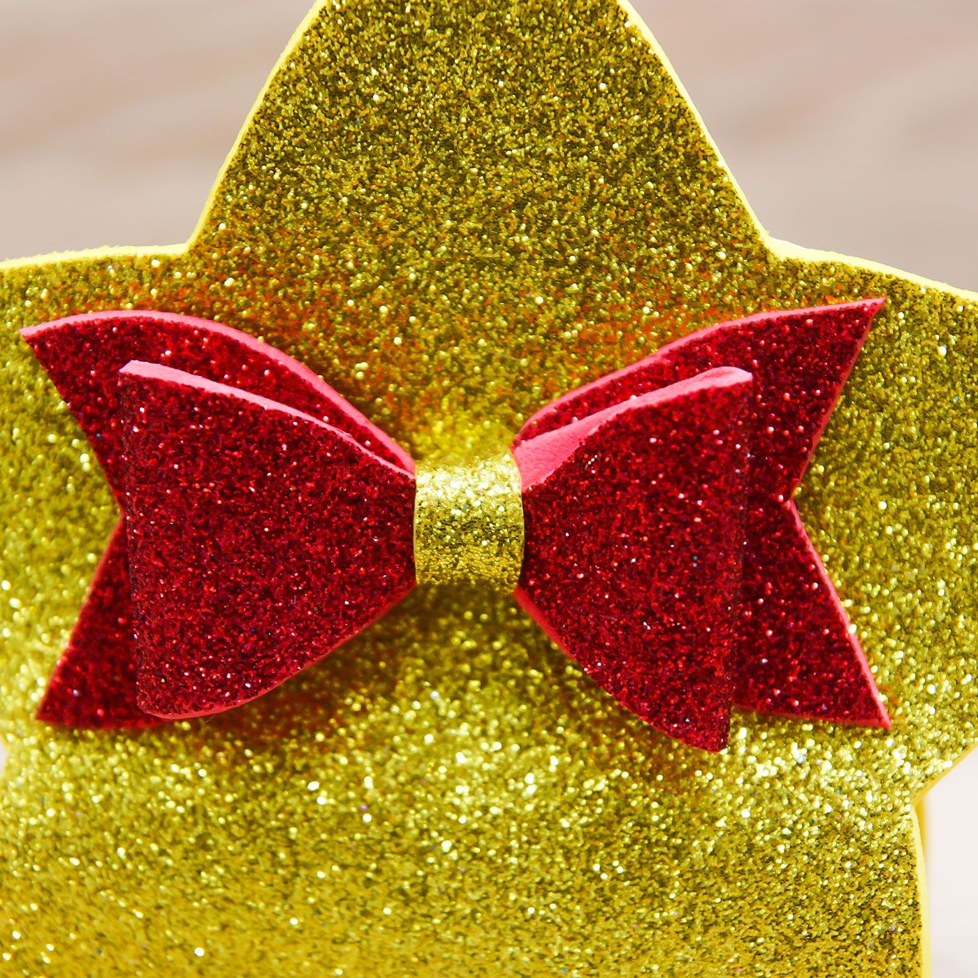 Sacchetto Stella Glitter Oro