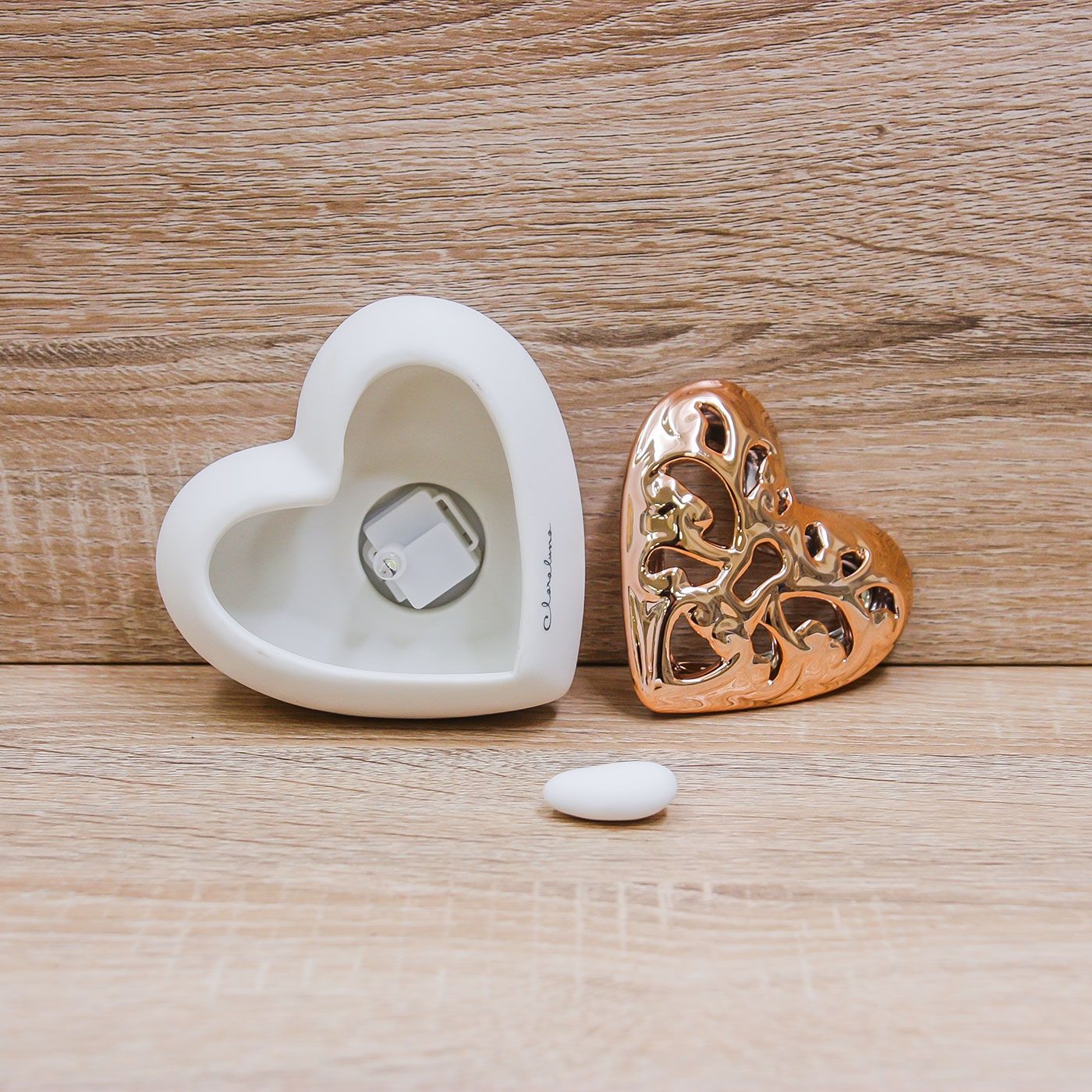 Scatola Cuore Led Claraluna