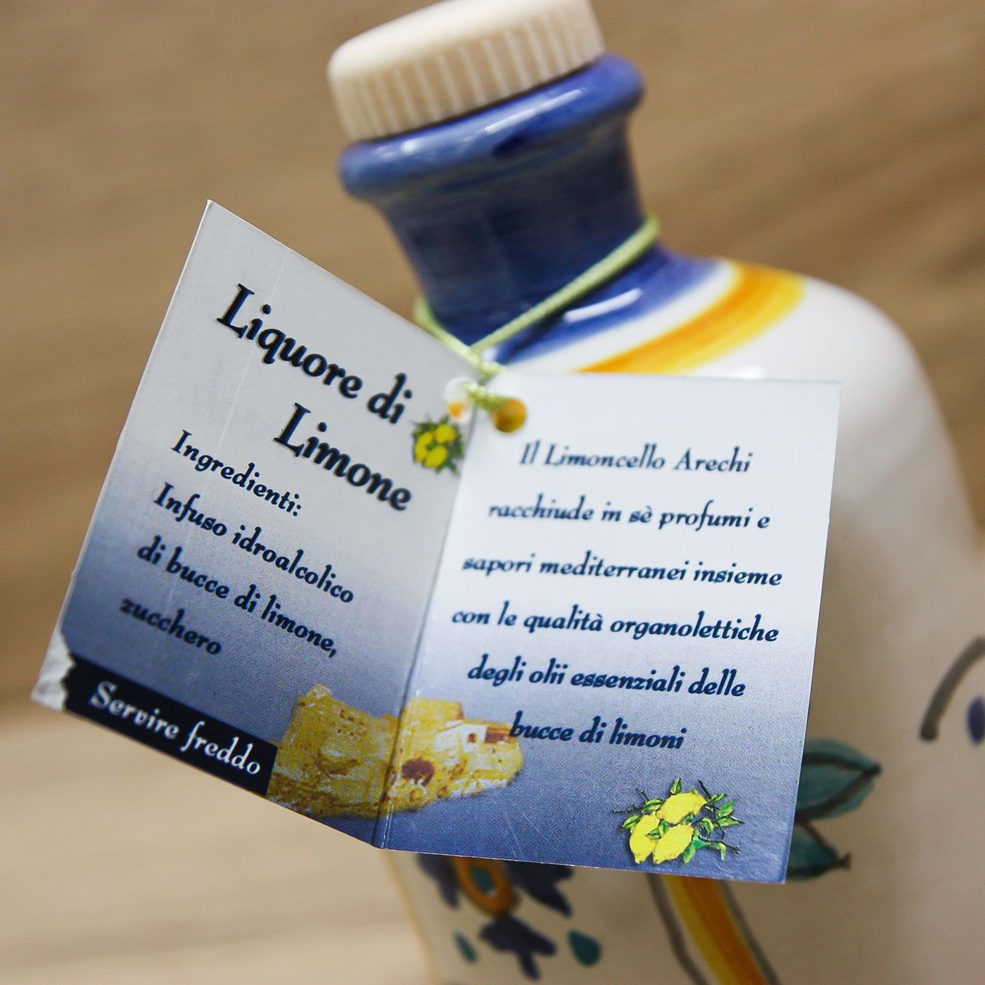 Bottiglia Liquore Stile Vietrese Il Borgo di Vietri