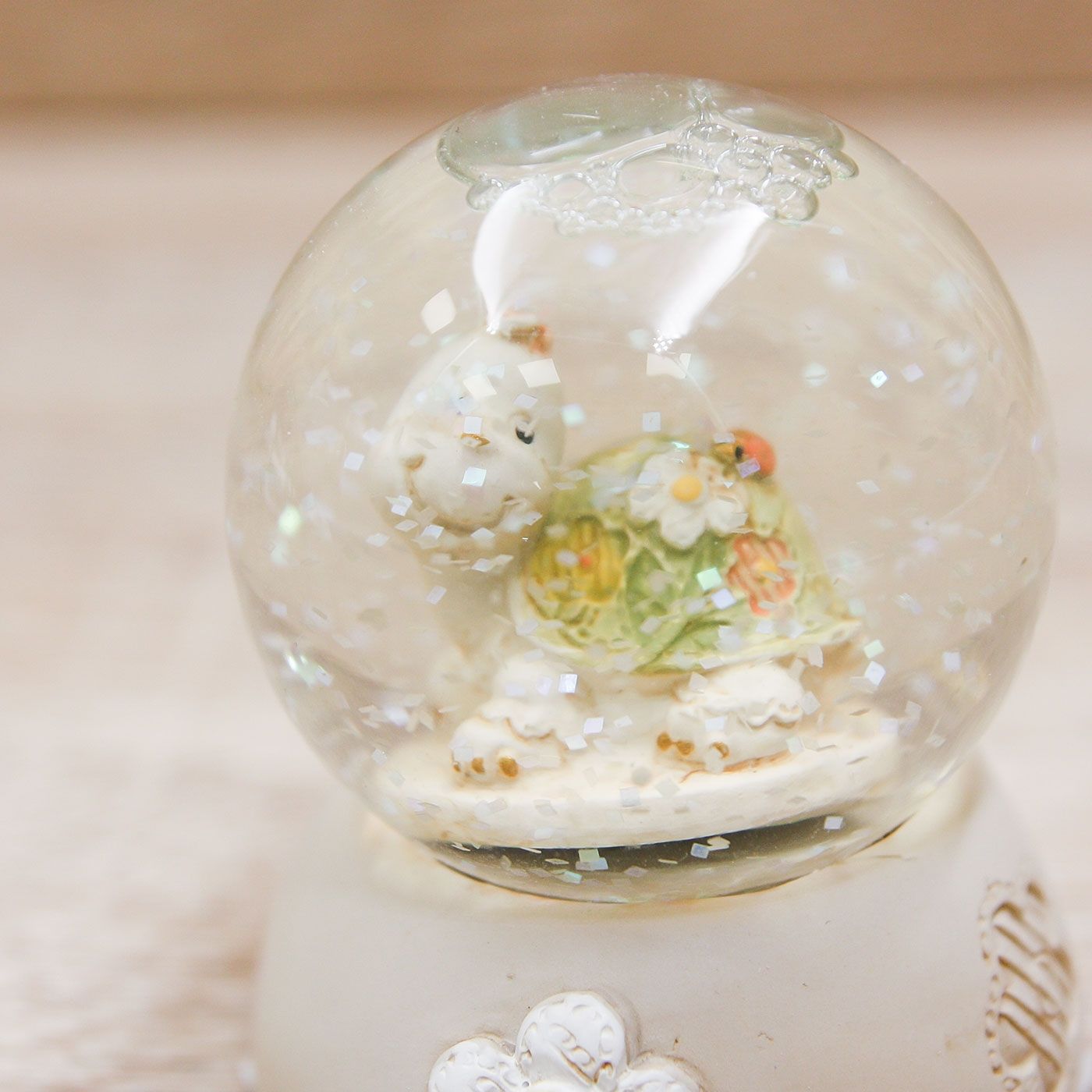 Palla Glitter con Tartaruga Prendimi per Mano Solidale