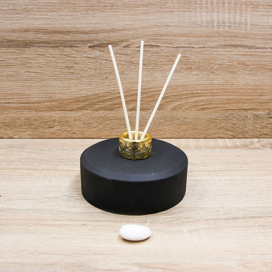 Profumatore Basso Tondo Nero Gattioni