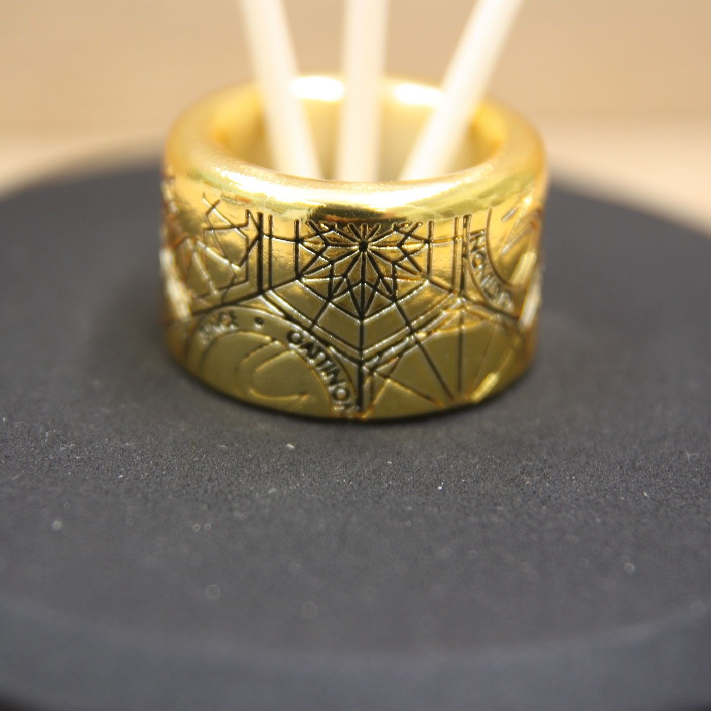 Profumatore Basso Tondo Nero Gattioni