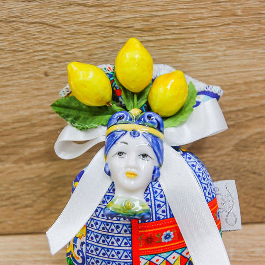 Sacchetto Piccolo Decori con Testa Moro Donna