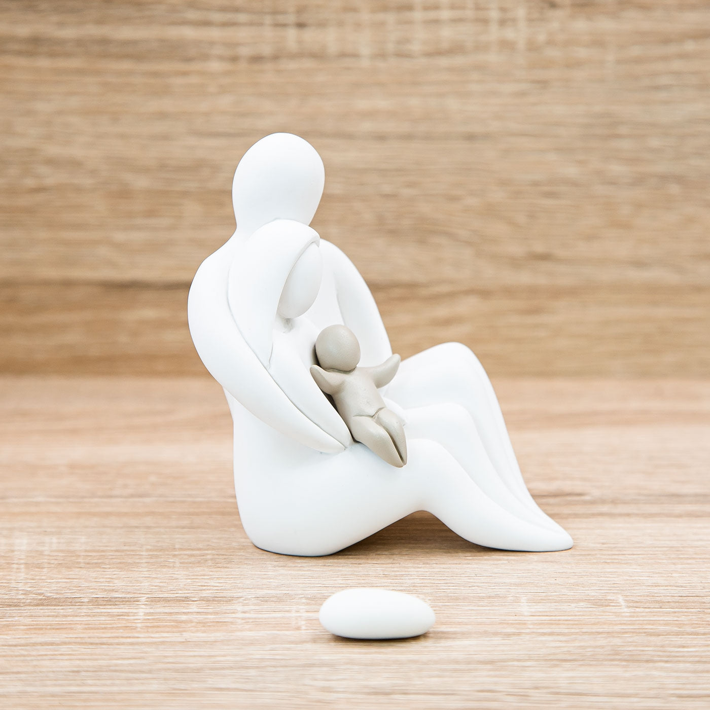 Sposi Innamorati con Bimbo Tortora Lully Argenti