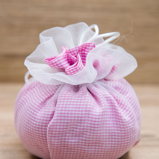 Sacchetto a Quadretti Rosa