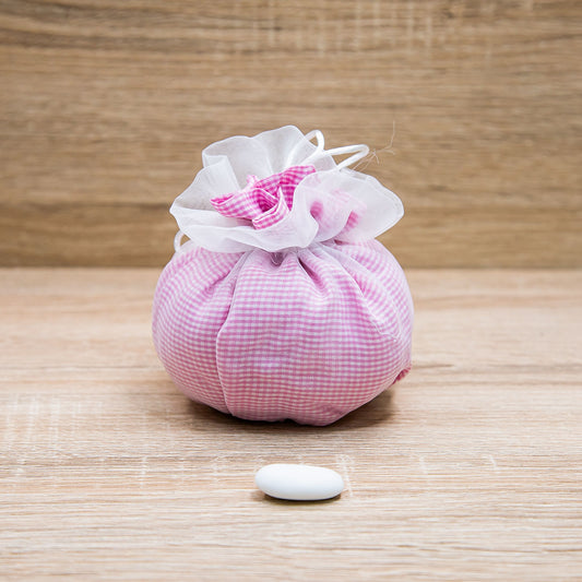 Sacchetto a Quadretti Rosa
