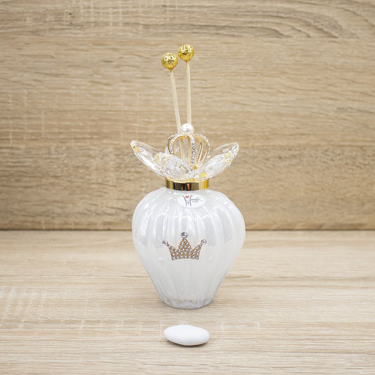 Profumatore Bianco con Corona Oro Marilyn Rome