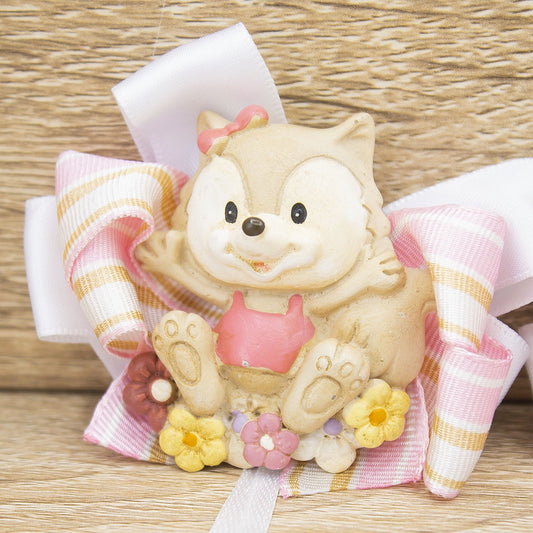 Applicazione Fiocco Rosa con Volpe