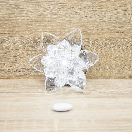 Portacandele Led Fiore di Cristallo Marilyn Rome