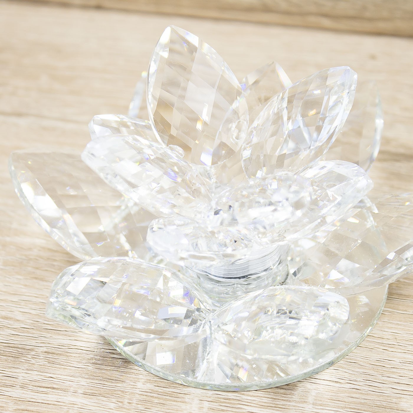 Portacandele Led Fiore di Cristallo Marilyn Rome