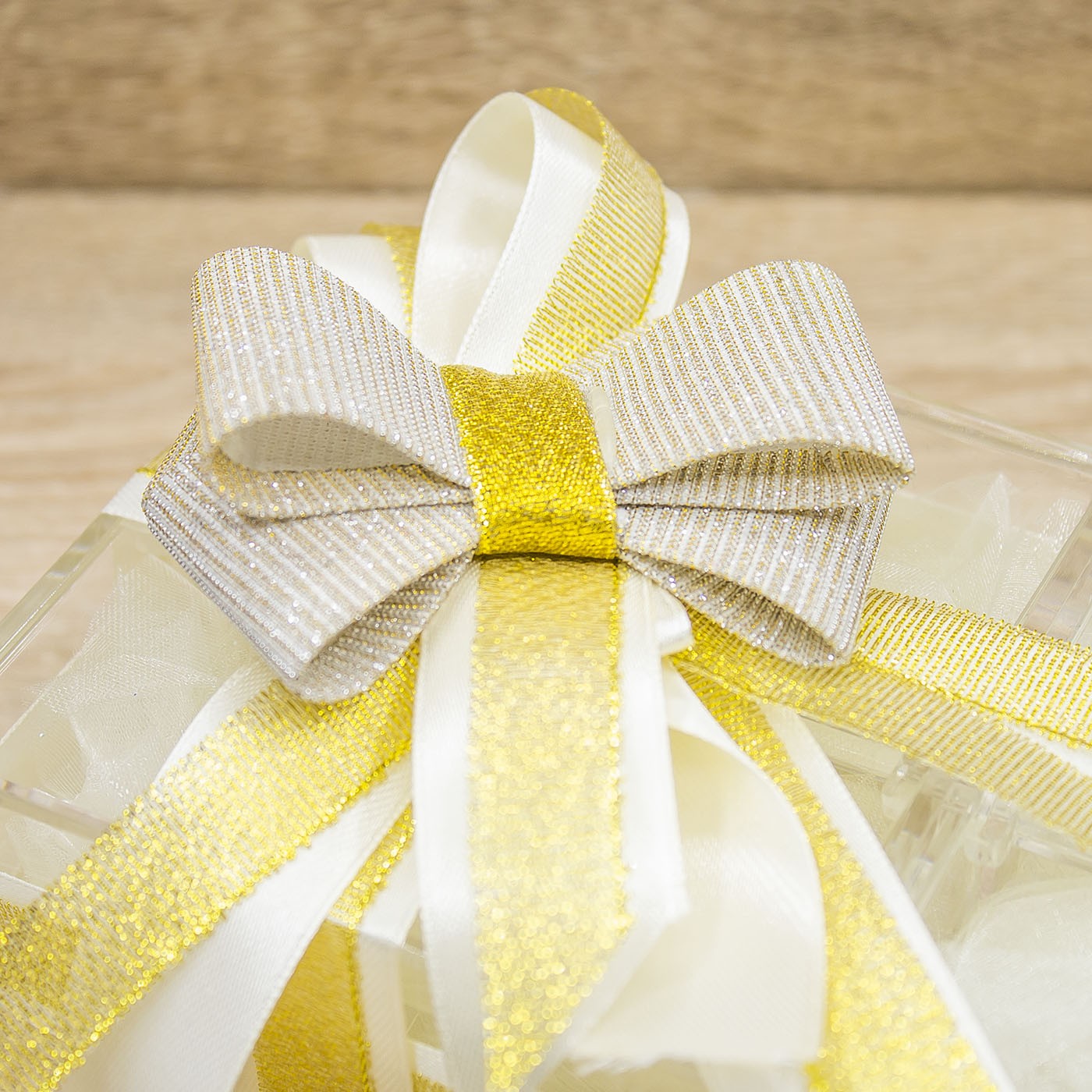 Portaconfetti Oro 30 Confetti