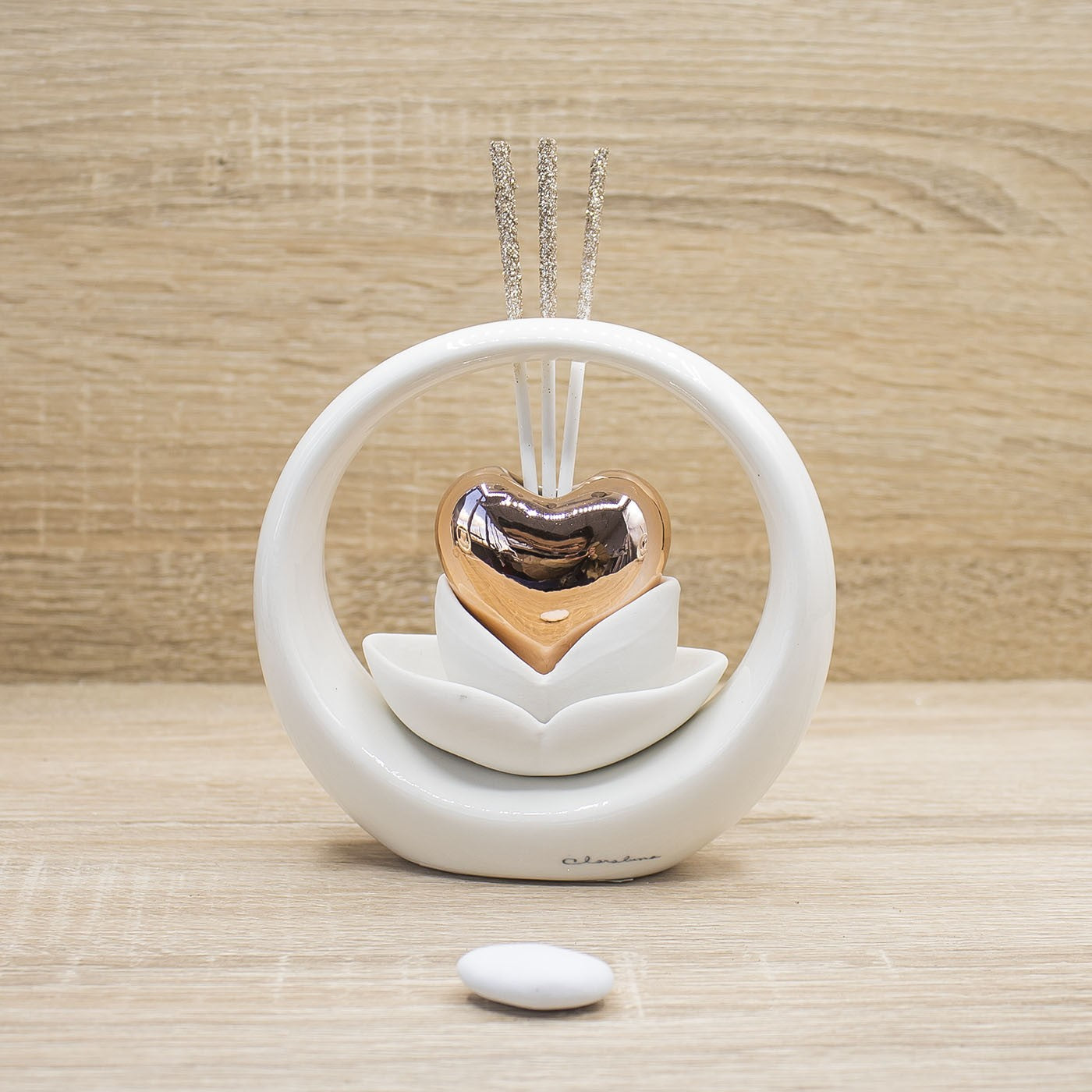 Profumatore Cuore Rame Circolare Claraluna
