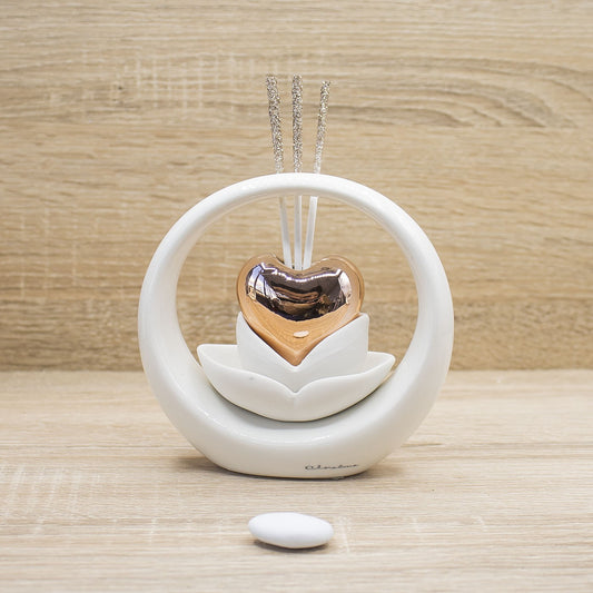 Profumatore Cuore Rame Circolare Claraluna