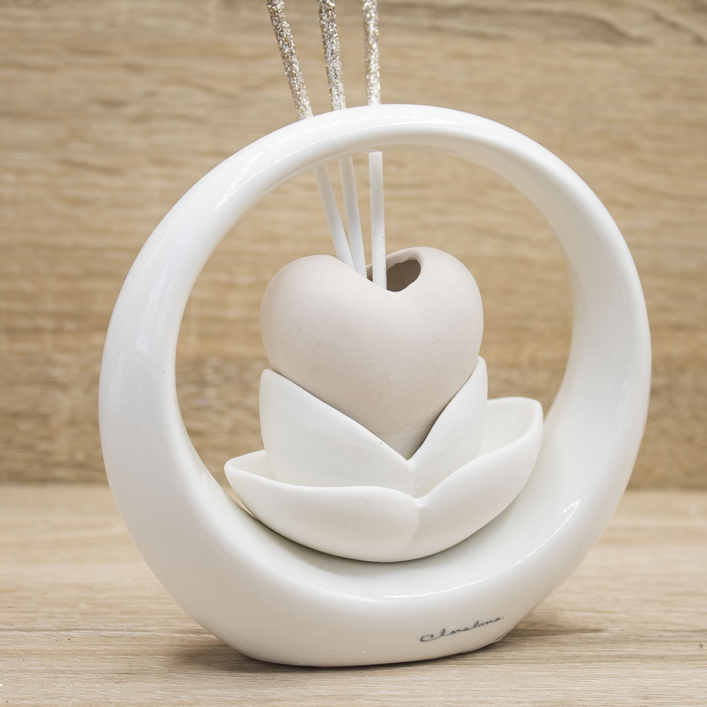 Profumatore Cuore Tortora Circolare Claraluna