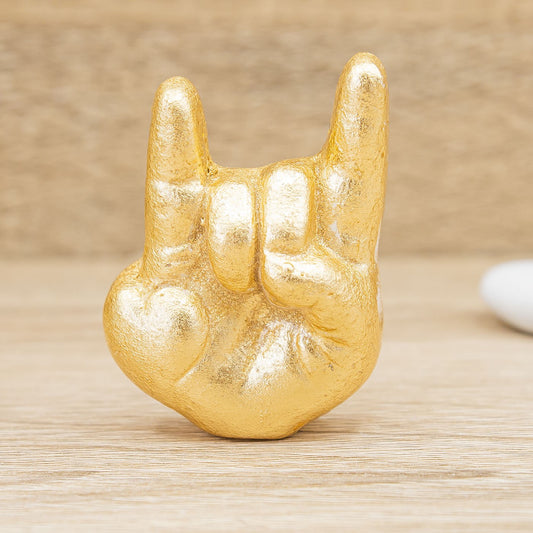 Magnete Mani Corna Oro Bella Napoli