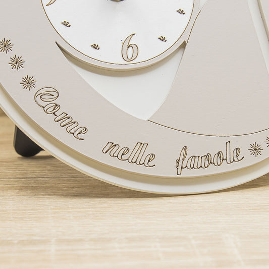 Orologio con Luna e Sposi Tortora