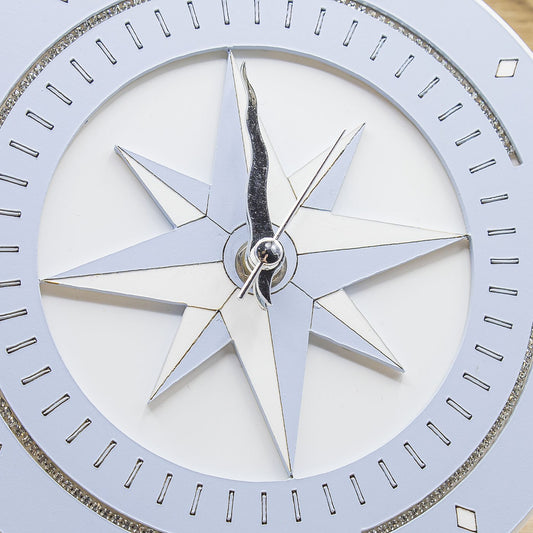 Orologio con Rosa dei Venti