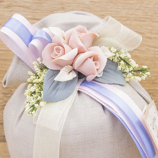 Sacchettone con Rose e Sali Profumati La Vie en Rose