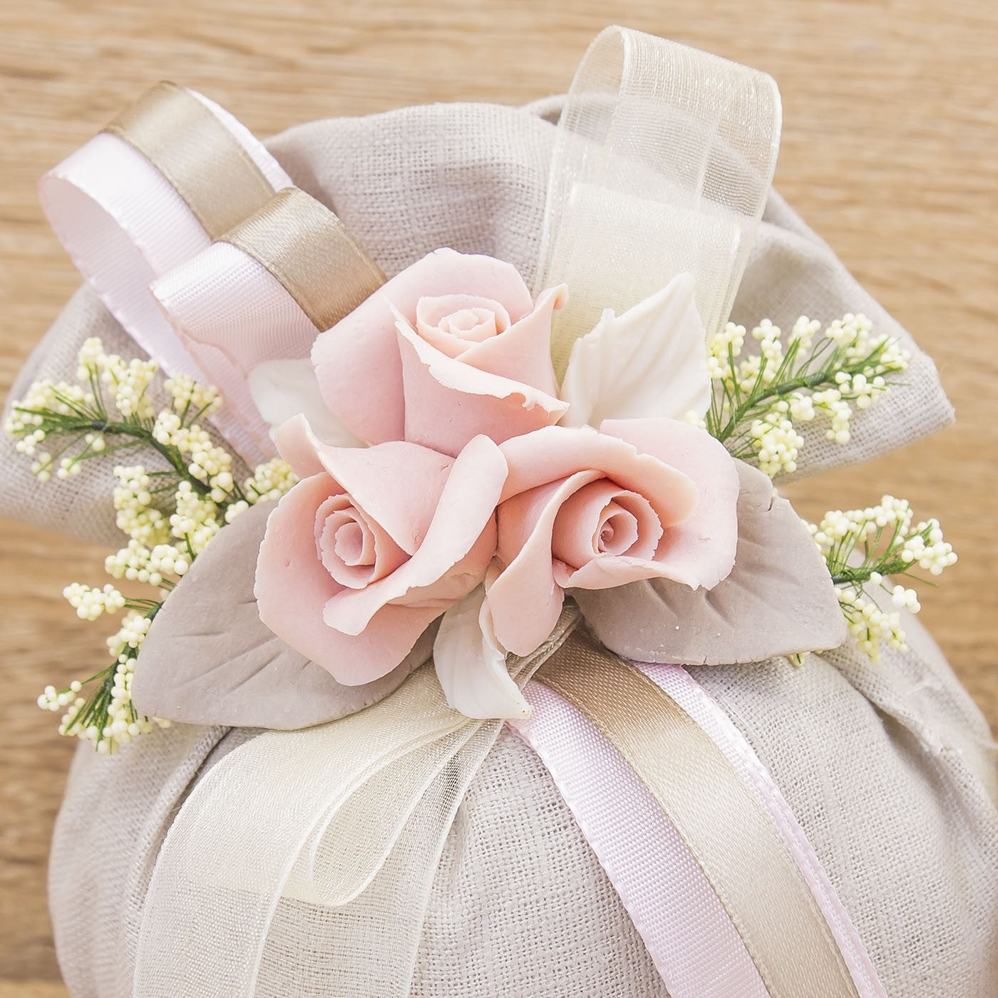 Sacchettone con Rose e Sali Profumati La Vie en Rose