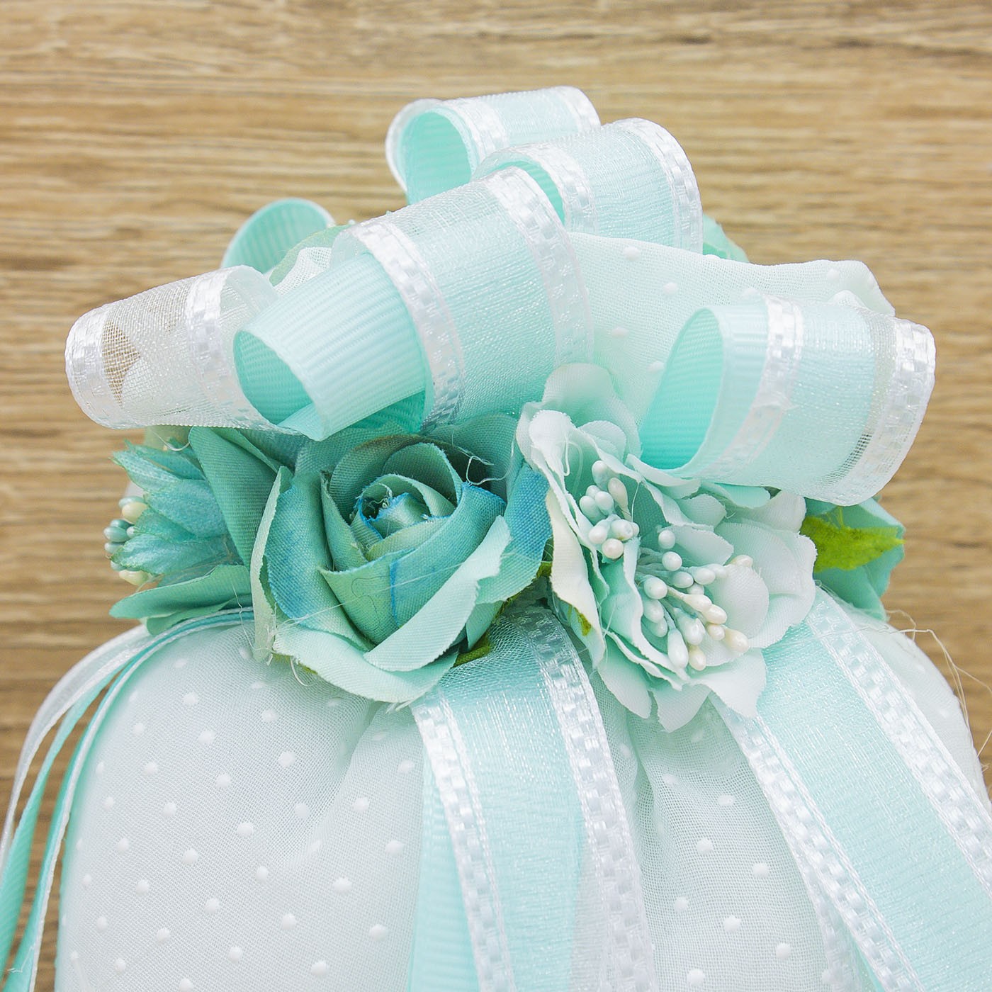 Sacchetto con Fiori Tiffany e Sali Profumati La Vie en Rose