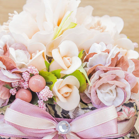 Sacchettone Floreale con Sali Profumati La Vie en Rose