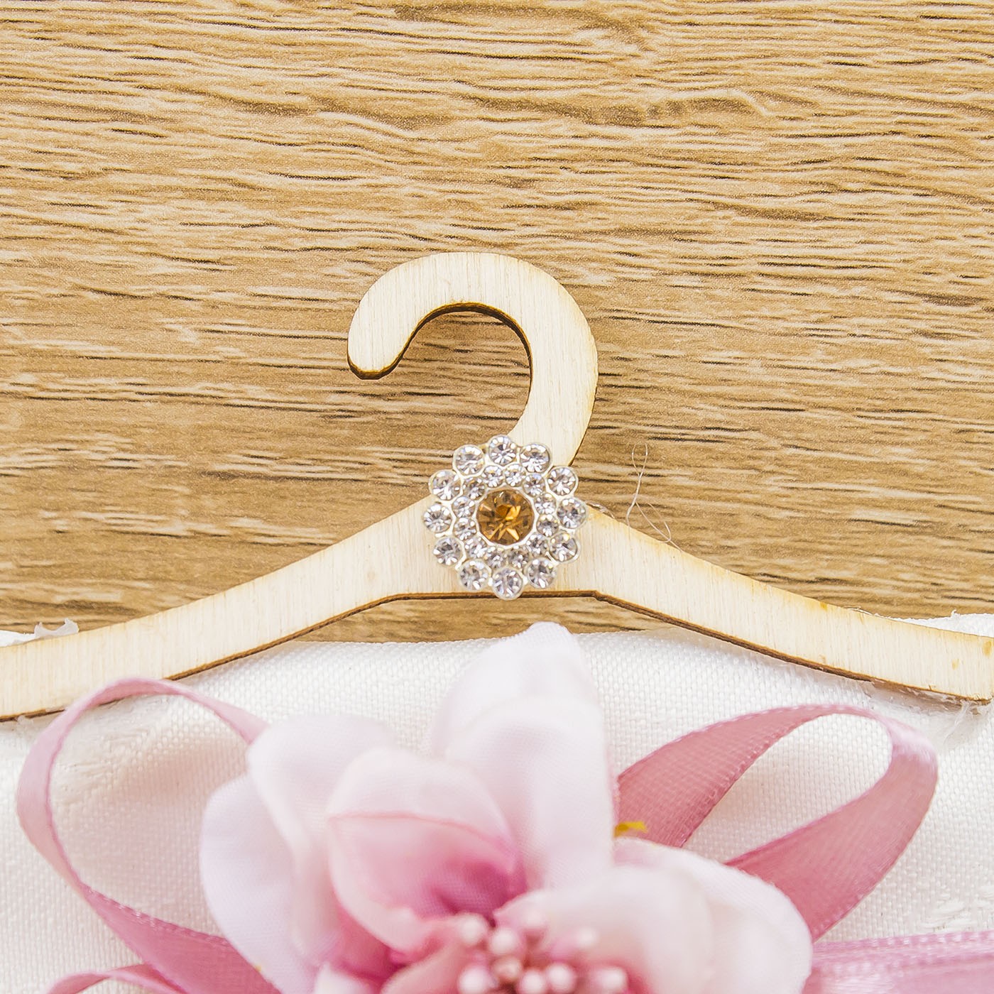 Sacchetto con Gruccia, Sali Profumati e Fiore Rosa La Vie en Rose