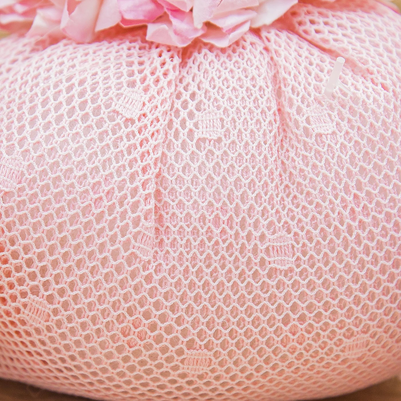 Sacchetto a Pois con Fiori Rosa e Sali Profumati La Vie en Rose