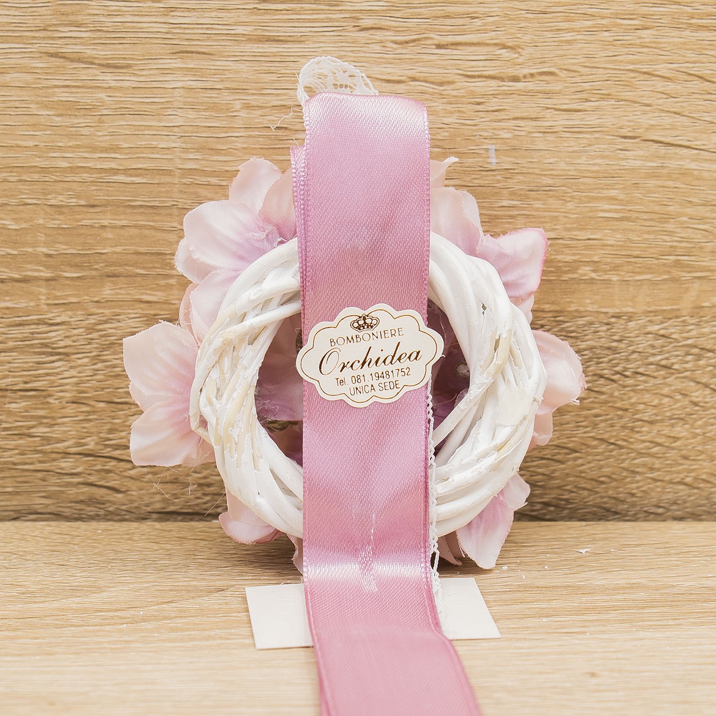 Ghirlanda con Fiori Rosa