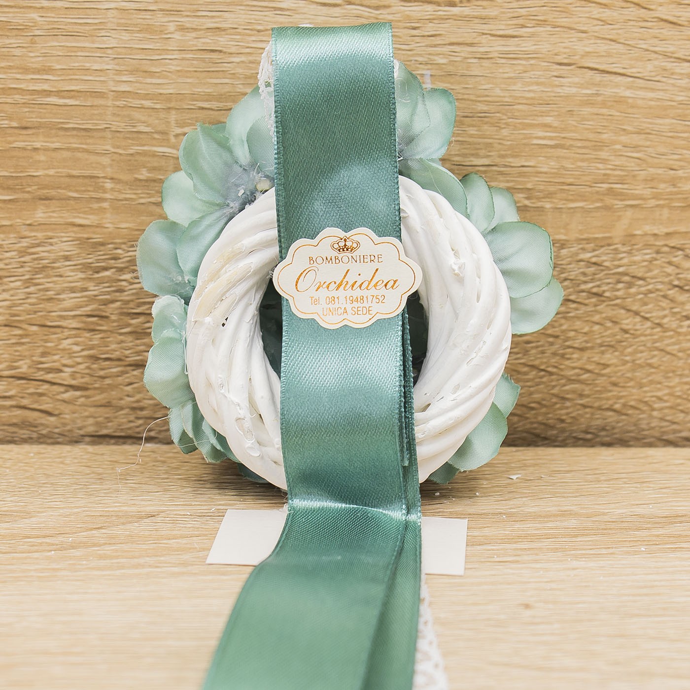 Ghirlanda con Fiori Verdi