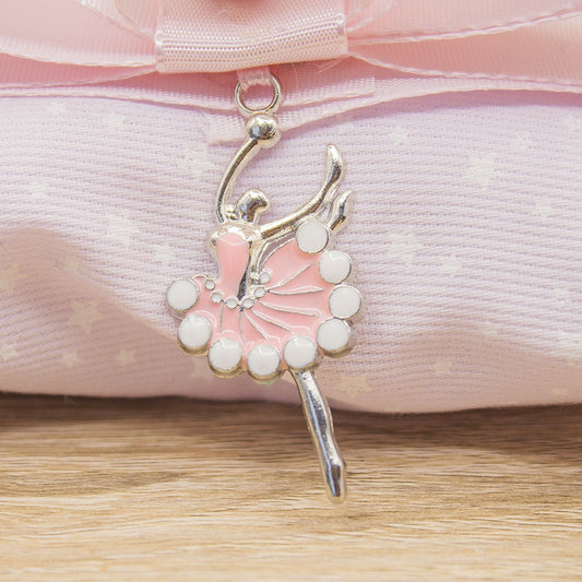 Sacchetto Cuscino Rosa con Ballerina