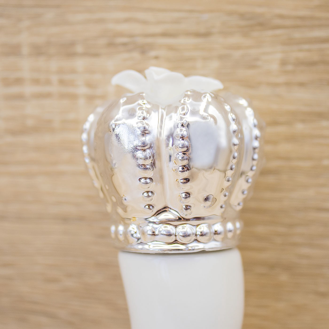 Corno Portafortuna Argento Mandorle by Paben
