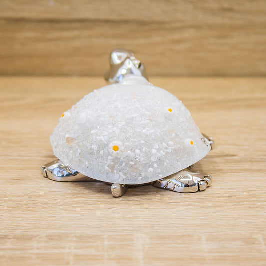 Tartaruga Argento, Corazza con Fiori Lully Argenti