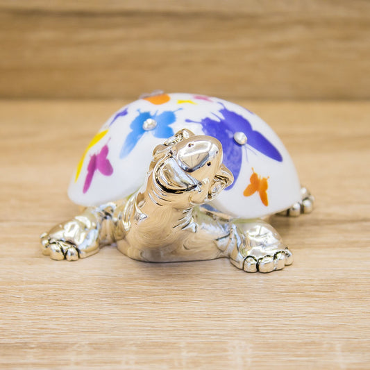 Tartaruga Argento, Corazza con Farfalle Lully Argenti