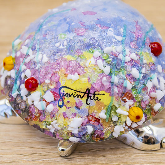 Tartaruga Argento, Corazza con Decori Lully Argenti