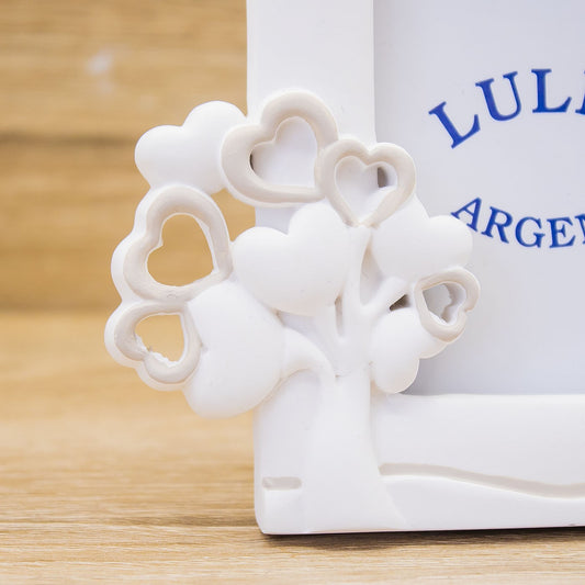 Portafoto Piccolo con Albero della Vita e Cuori Lully Argenti