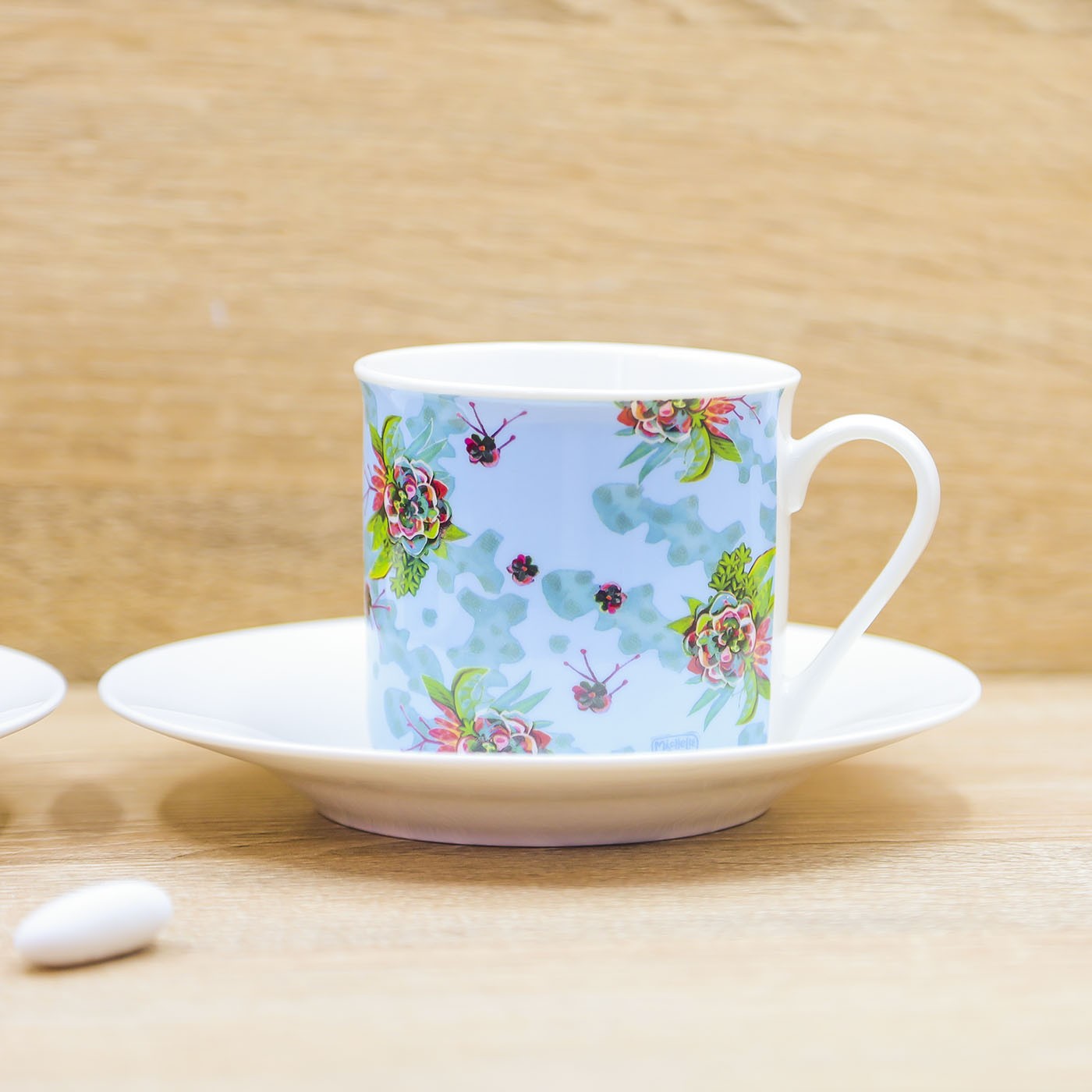 Set 2 Tazze con Piattino Michelle Allen
